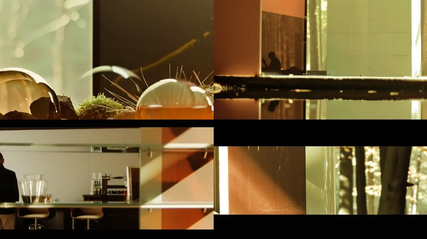 Contemporary Cinematic Radiance with Warm Tones - Midjourney sref style