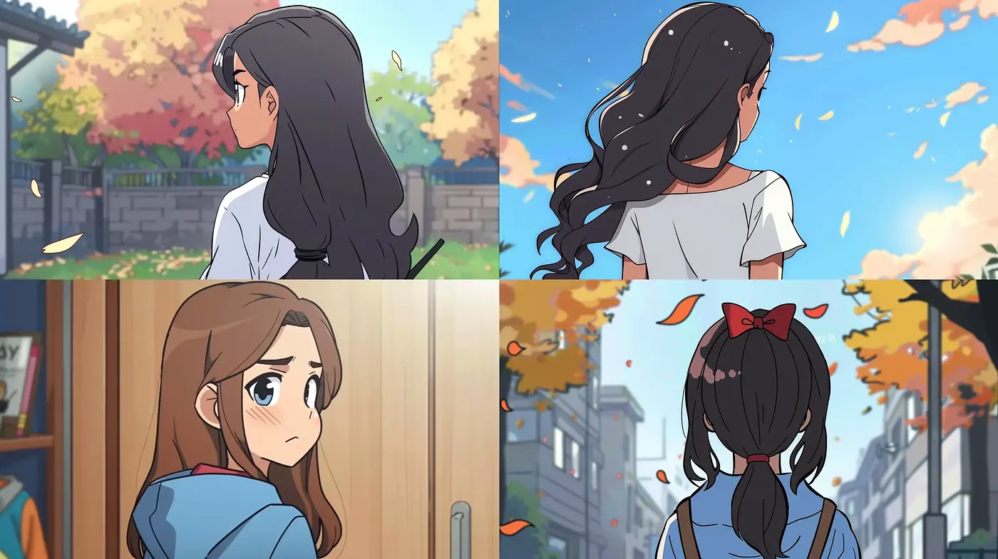 Autumn Whispers in Anime: A Consistent Harmony of Seasonal Warmth and Soft Outlines - Midjourney sref style