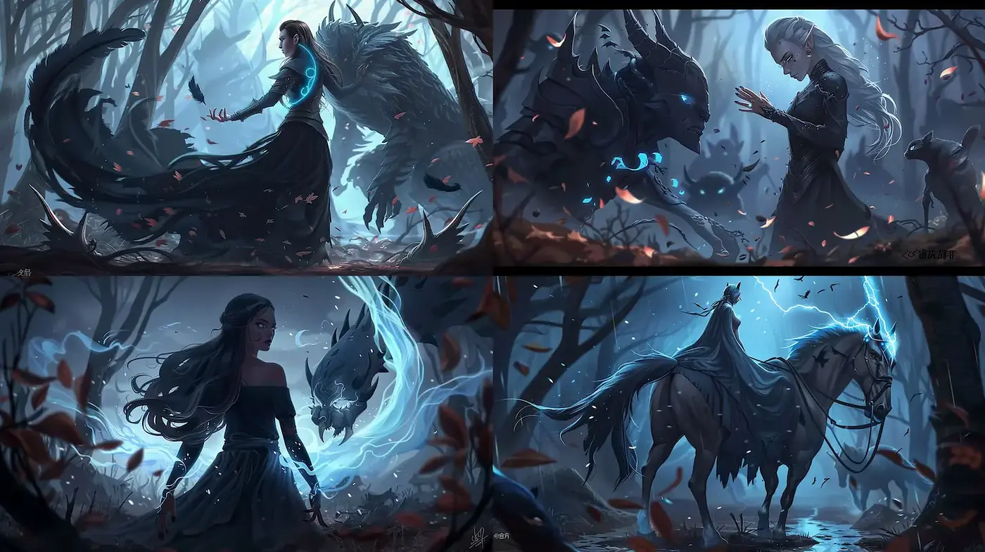 Ethereal Fantasy Art with Magical Realism - Midjourney sref style