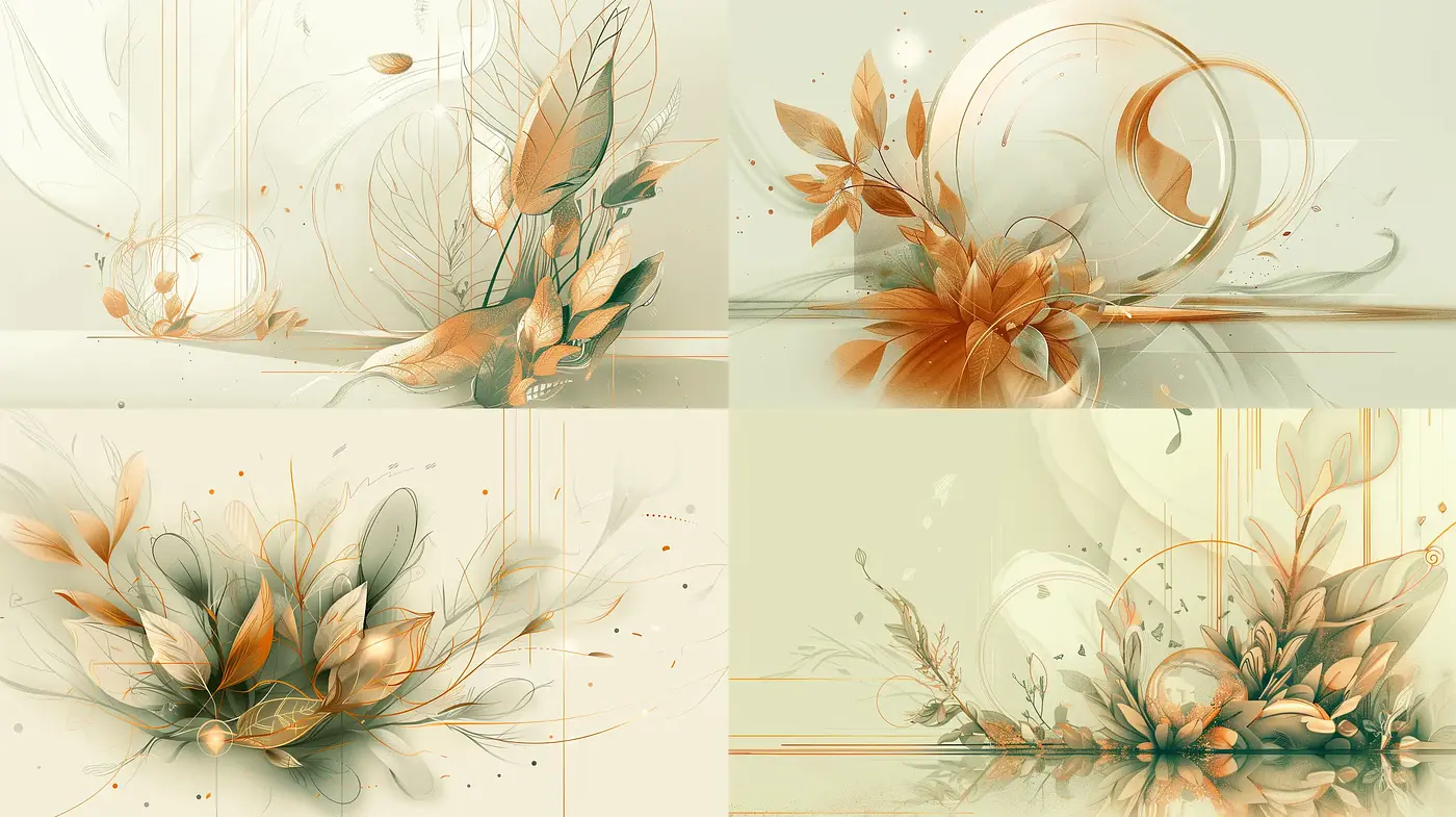 Ethereal Botanical Whispers in Warm Sepia Tones - Midjourney sref style