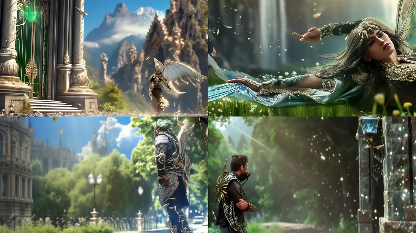 Ethereal Fantasy Realms: A Harmony of Enchantment and Nature in Digital Art - Midjourney sref style
