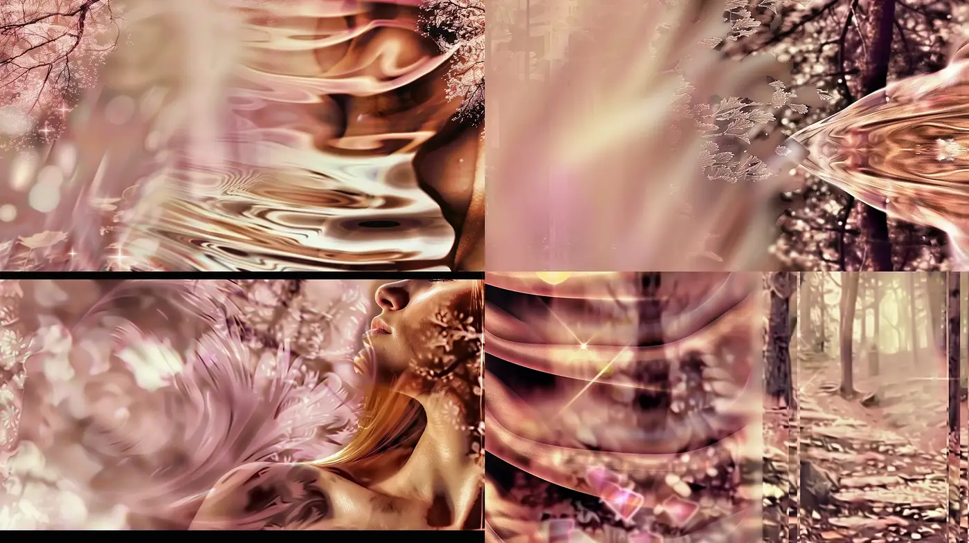Ethereal Sepia Echoes: A Dreamlike Fusion of Abstract and Surrealist Artistry - Midjourney sref style