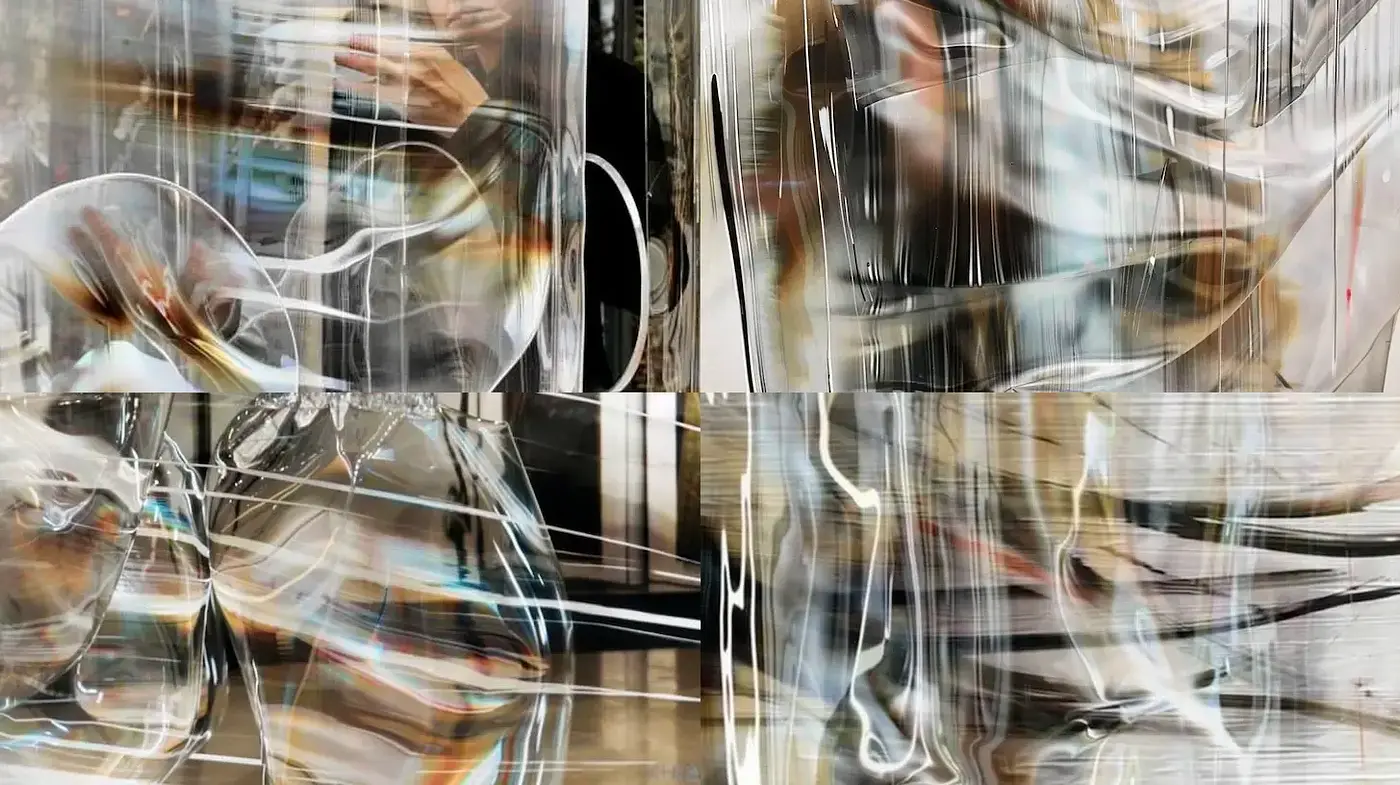 Fluid and Ethereal Abstract Expressions with a Modern Aesthetic - Midjourney sref style