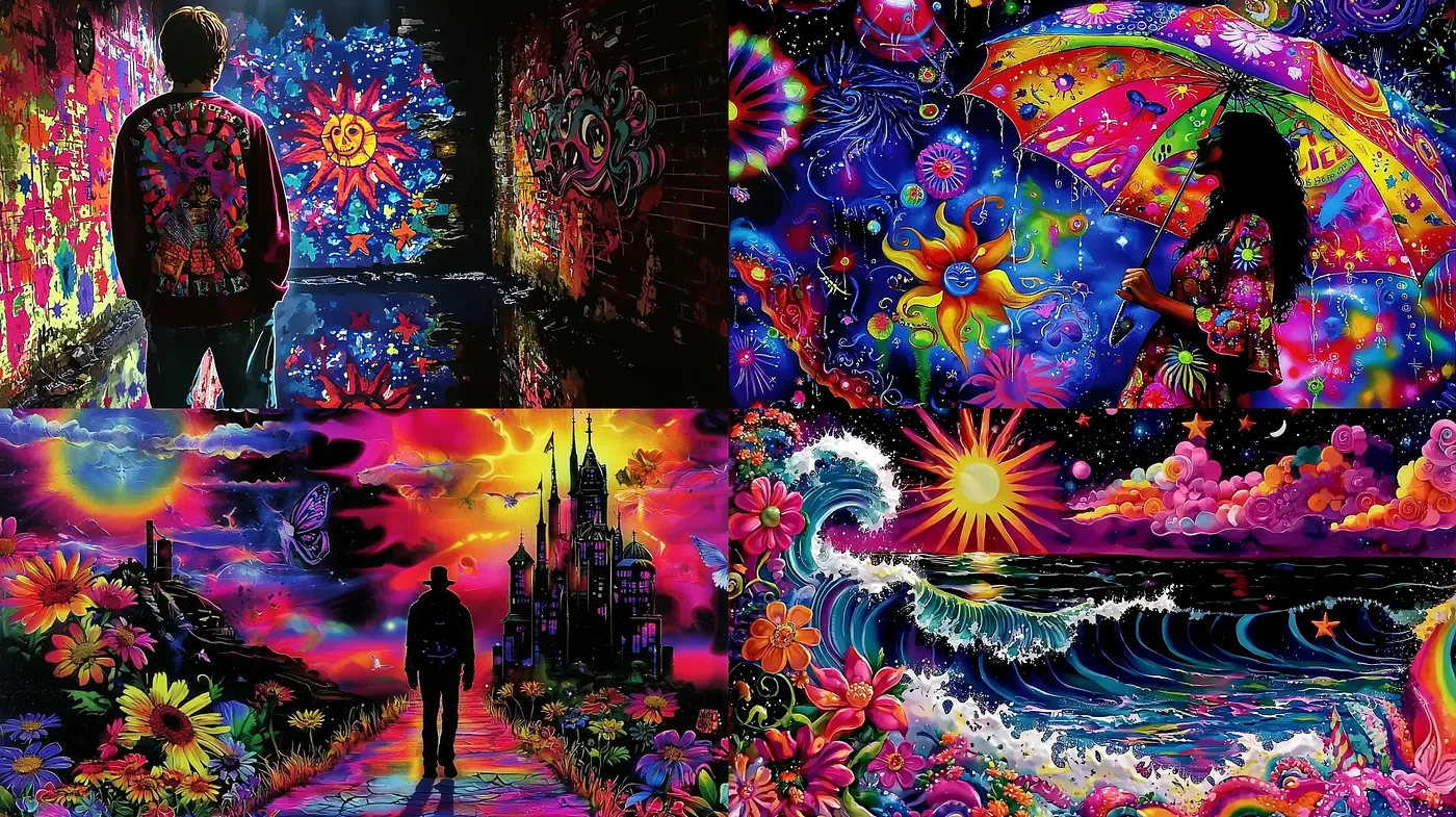 Luminous Dreamscape Fusion - Midjourney sref style