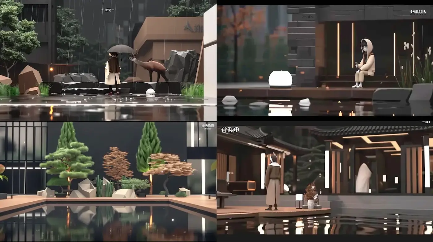 Contemporary Minimalist Aesthetic with Natural Elements - Midjourney sref style