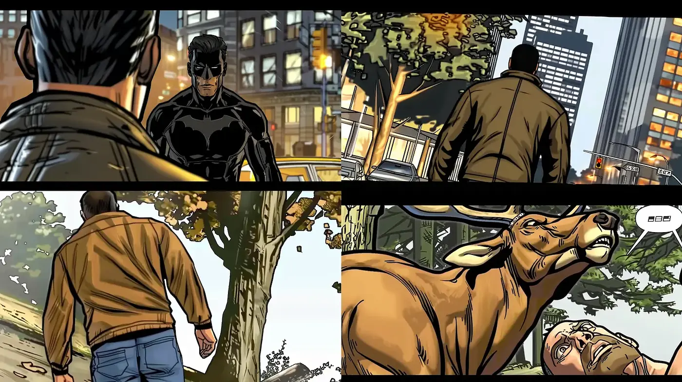 Dynamic Comic Style with Rich Characterization and Urban Influence - Midjourney sref style