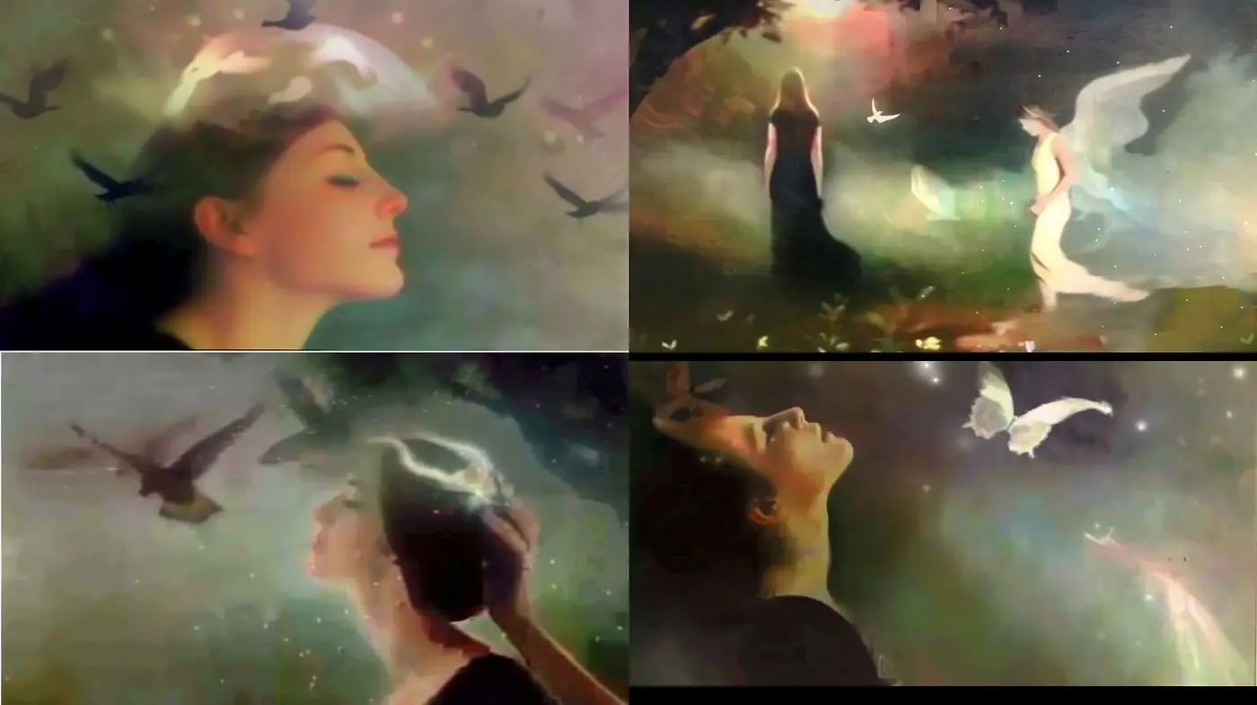 Ethereal Dreamscape Fusion in Luminous Pastel Hues - Midjourney sref style