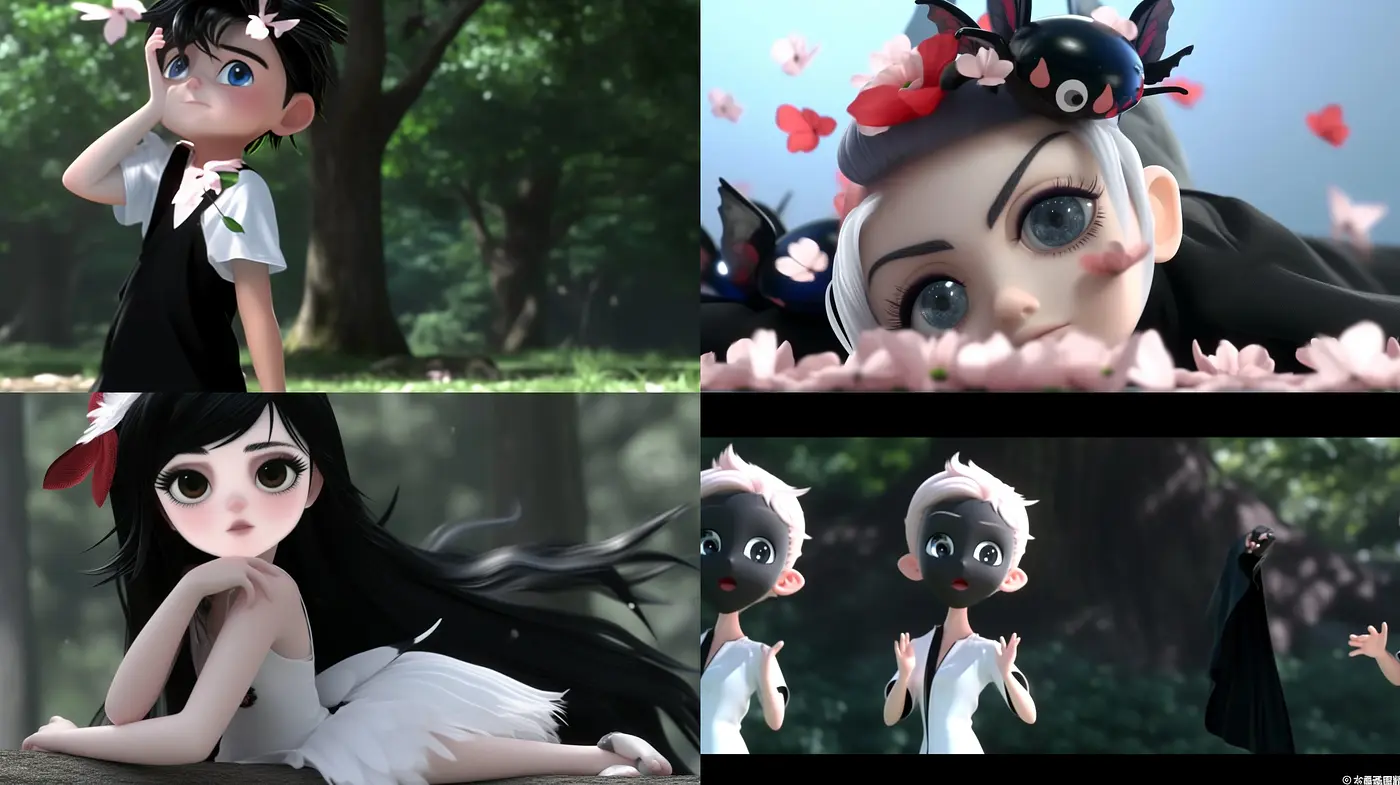Enchanting Whimsicality: A Harmonious Blend of Anime-inspired Aesthetics and Nature's Serenity - Midjourney sref style