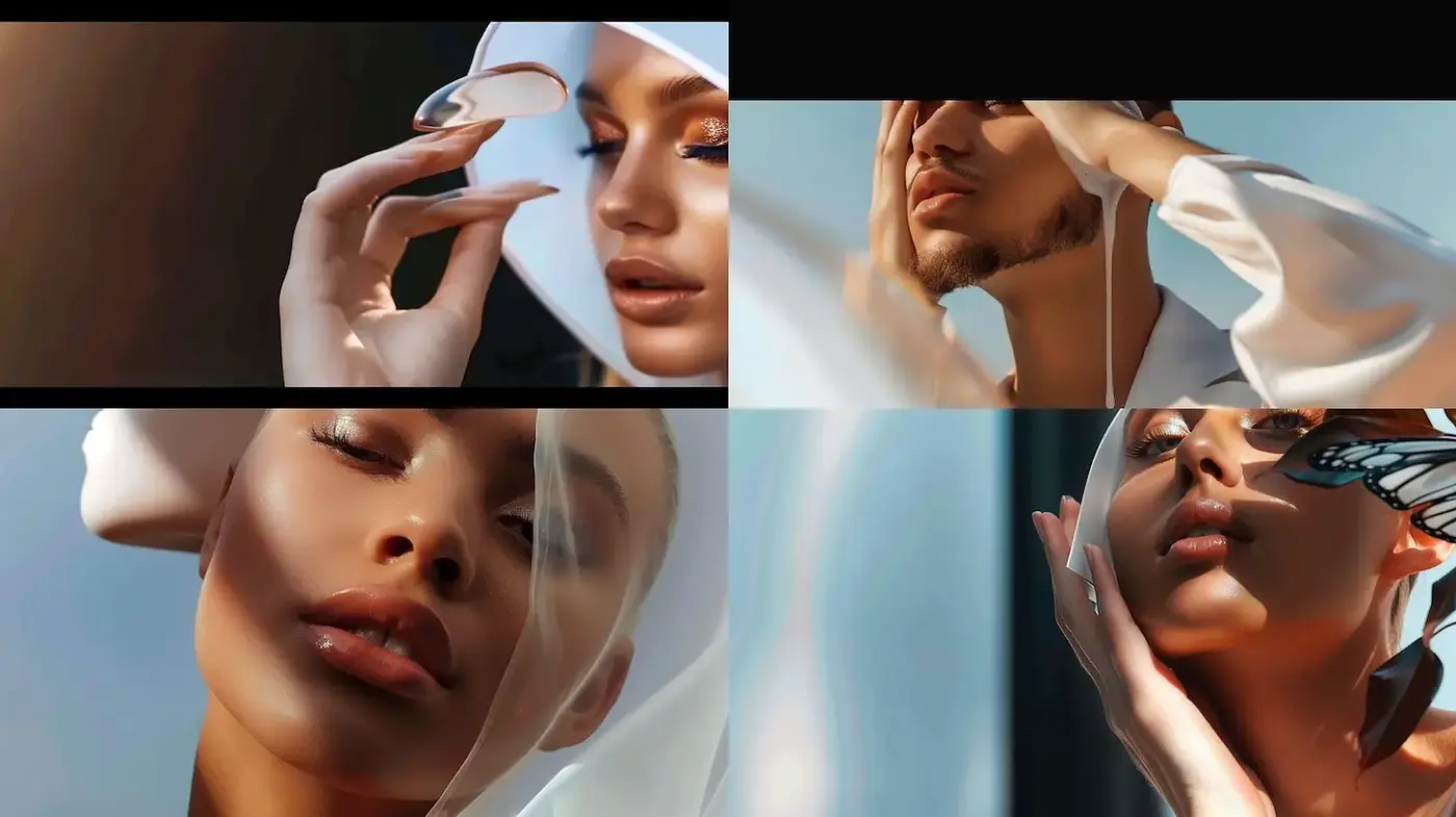 Elegant and Ethereal Portraits with a Modern Aesthetic - Midjourney sref style