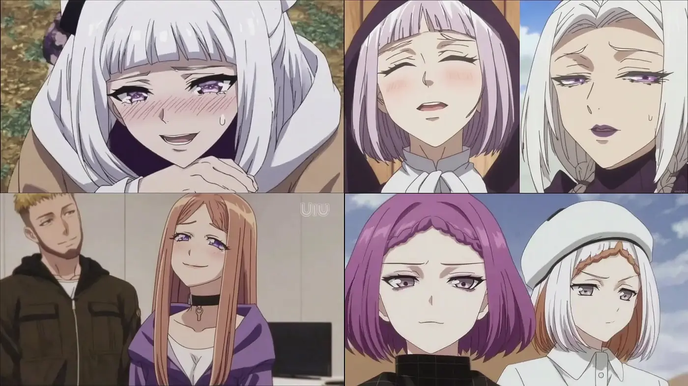 Anime-inspired emotional character expressions in a variety of contexts - Midjourney sref style