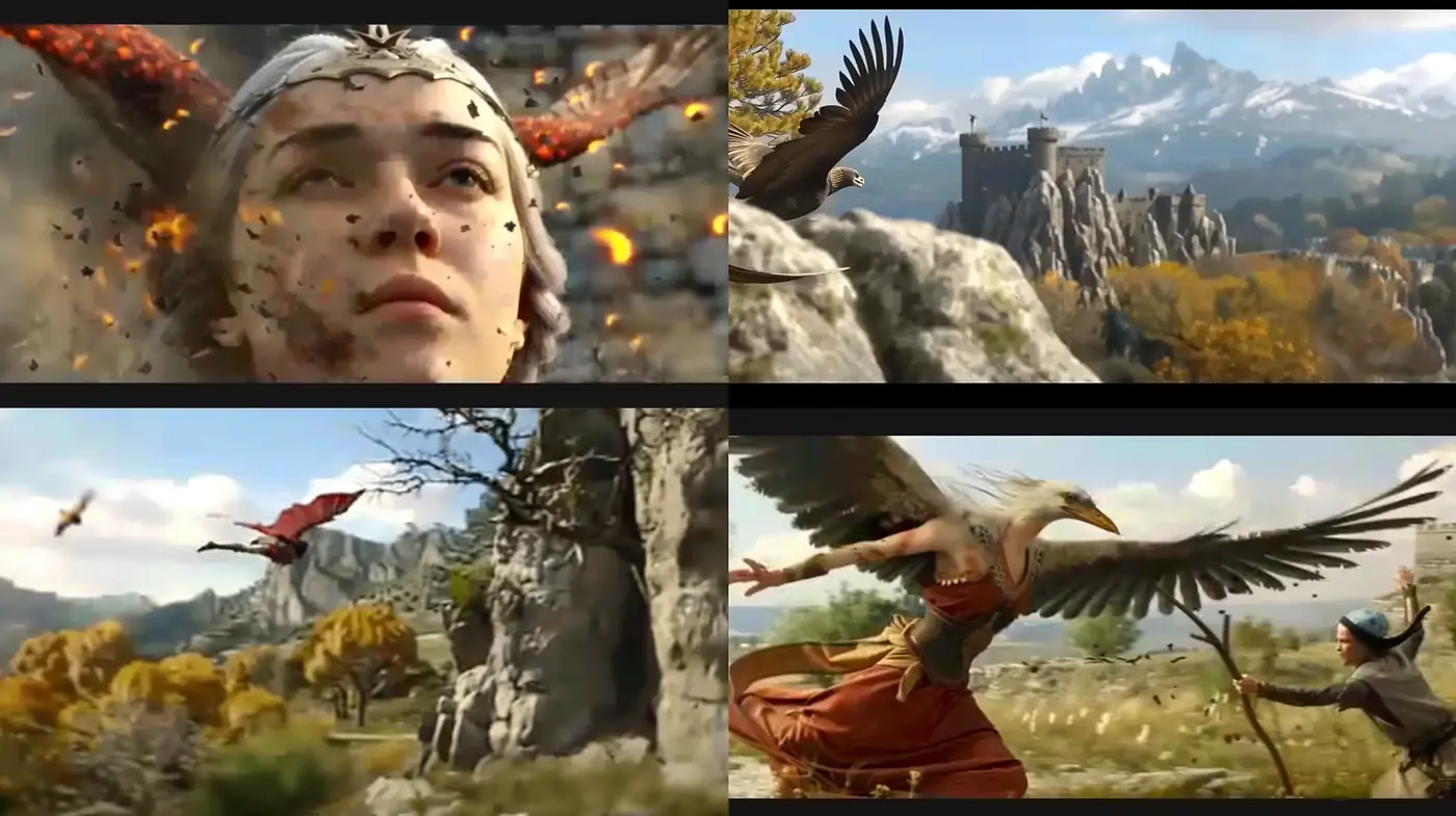 Cinematic Naturalism Blended with High Fantasy - Midjourney sref style