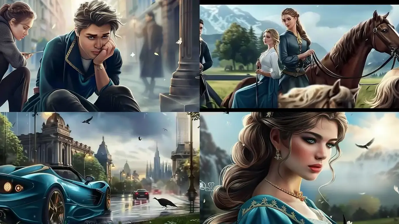 Dynamic blend of realism and fantasy with cinematic overtones and meticulous detail - Midjourney sref style
