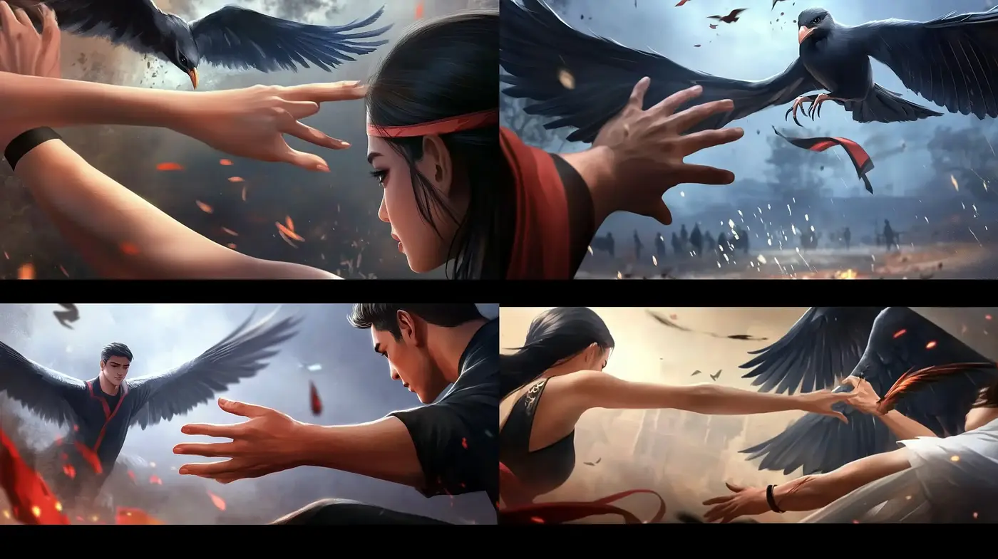 Ethereal Cinematic Harmony with a Painterly Touch - Midjourney sref style