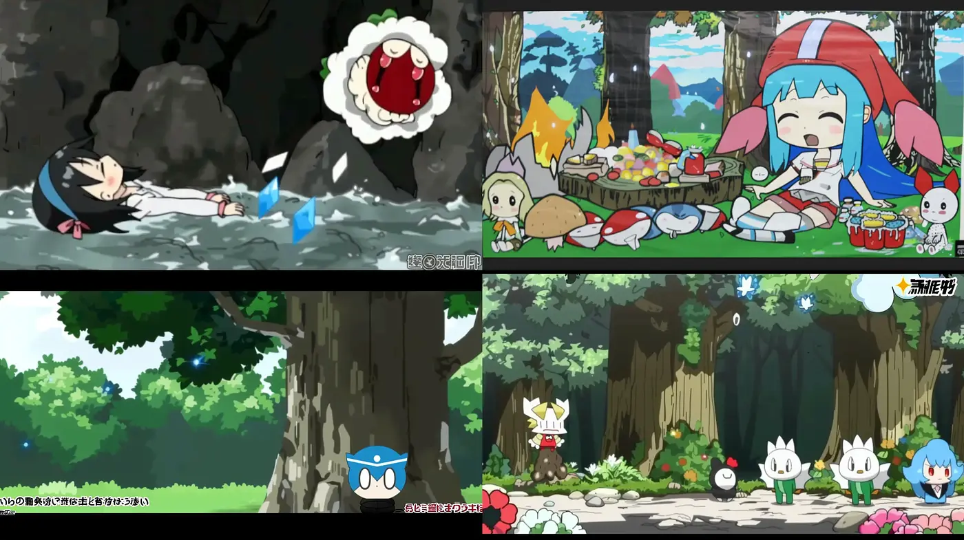 Enchanted Forest Anime Adventure - Midjourney sref style