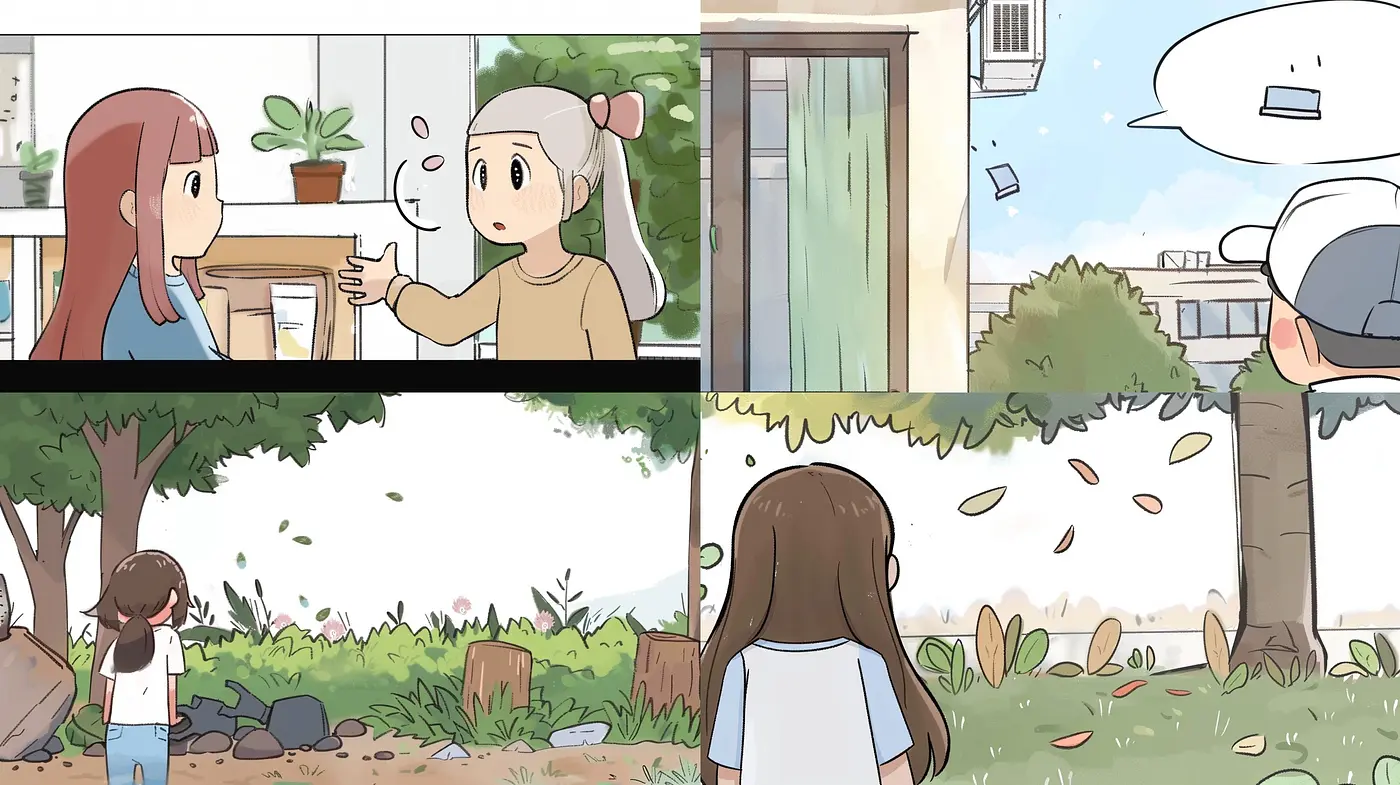 Serene Pictorial Narratives: A Cohesive Palette Blending Soft Colors with a Hand-drawn Aesthetic - Midjourney sref style