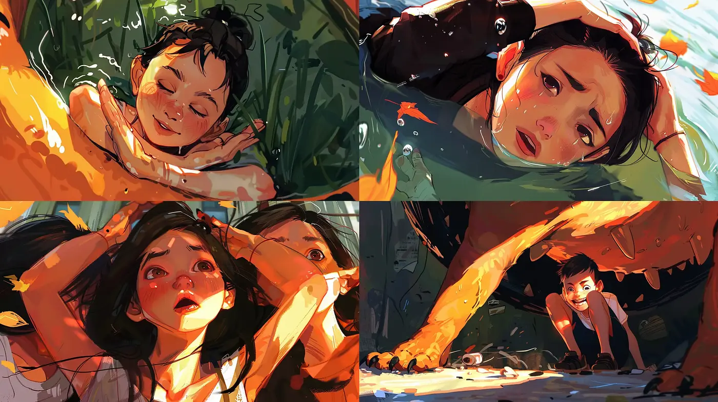 Dynamic Luminosity: Evoking Emotions through Vivid Anime-Inspired Art - Midjourney sref style