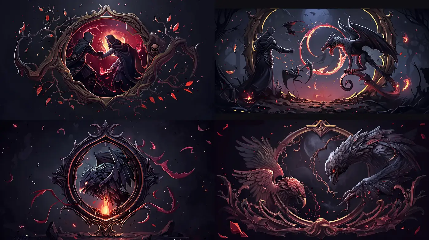 Ethereal Nocturne: A Fusion of Fantasy and Gothic Elegance in Art - Midjourney sref style