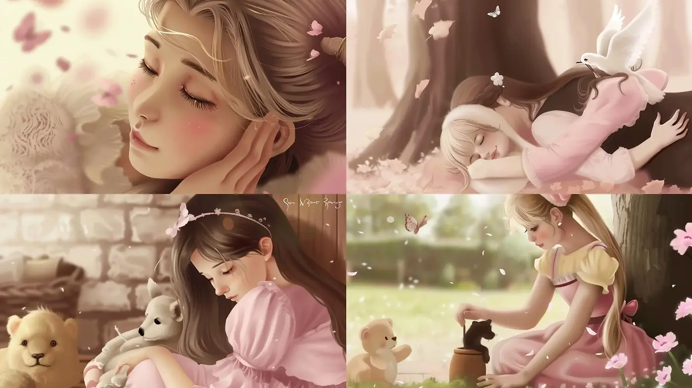 Serene Pastel Dreamscape: A Study in Soft Textures and Delicate Tones - Midjourney sref style