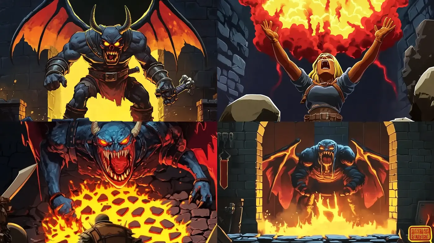 Intense and Dynamic Comic Book Illustrative Style - Midjourney sref style