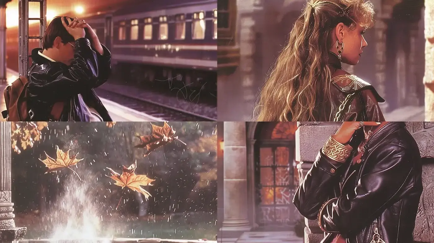 Captivating Cinematic Scenes with a Dramatic Vintage Aesthetic - Midjourney sref style