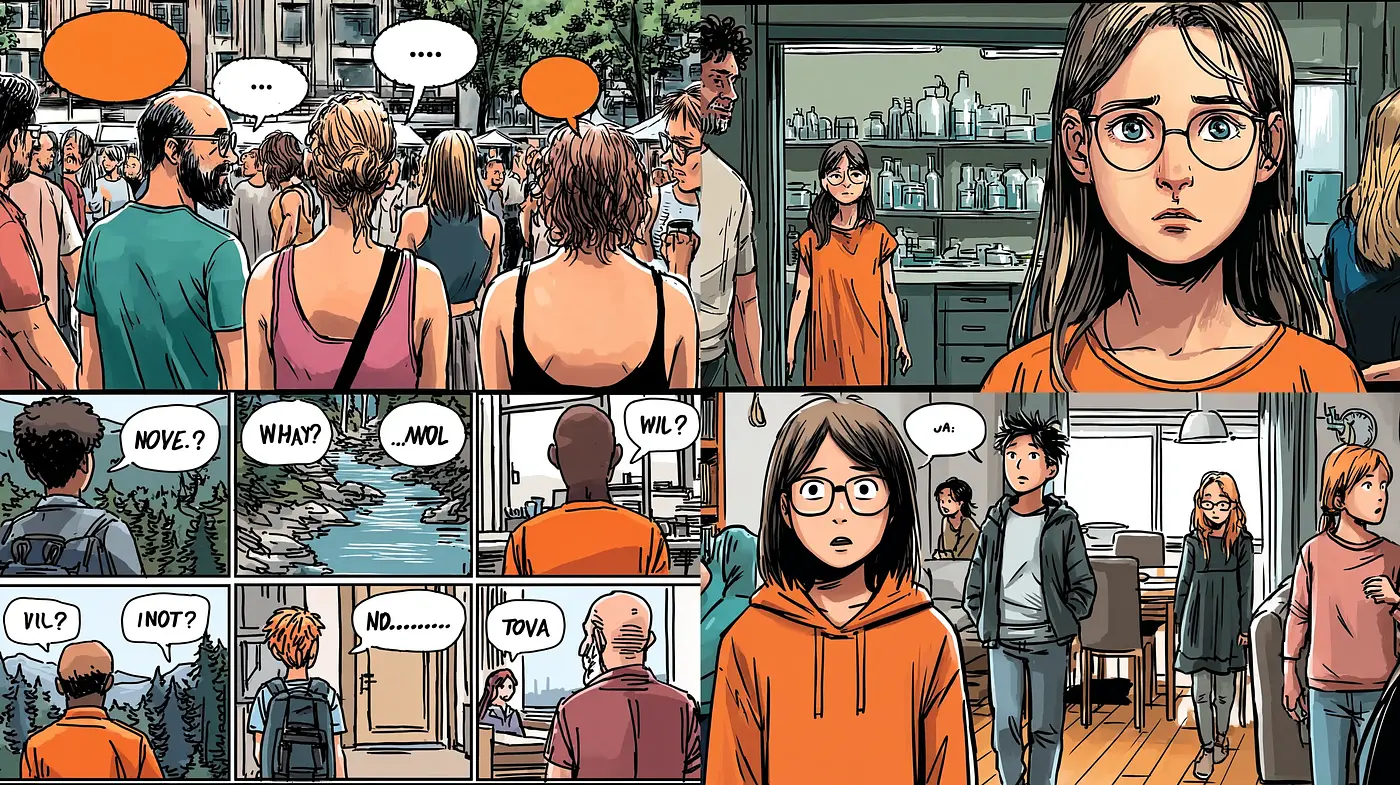 Dynamic comic-inspired illustrations with a contemporary twist - Midjourney sref style