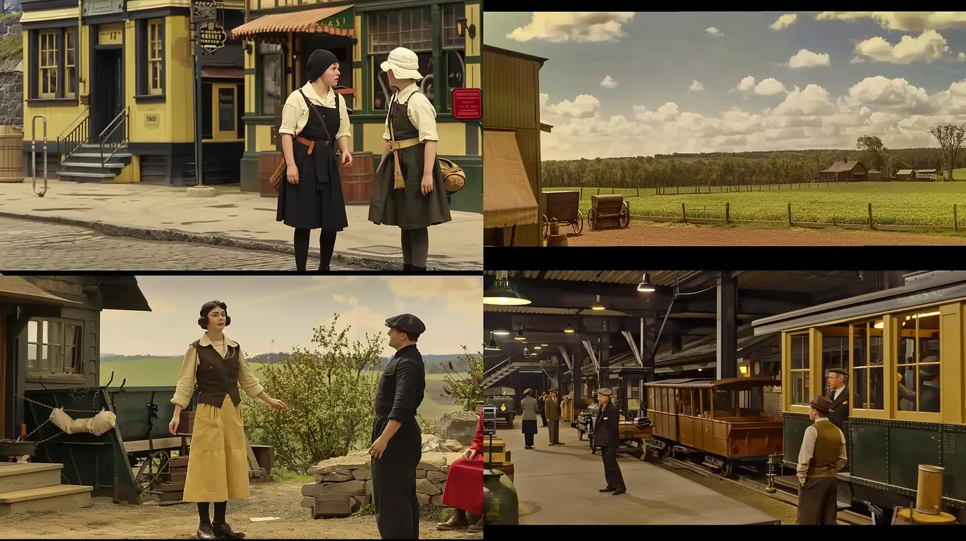 Timeless Serenity in Sepia: A Homage to Early 20th Century Idyll - Midjourney sref style