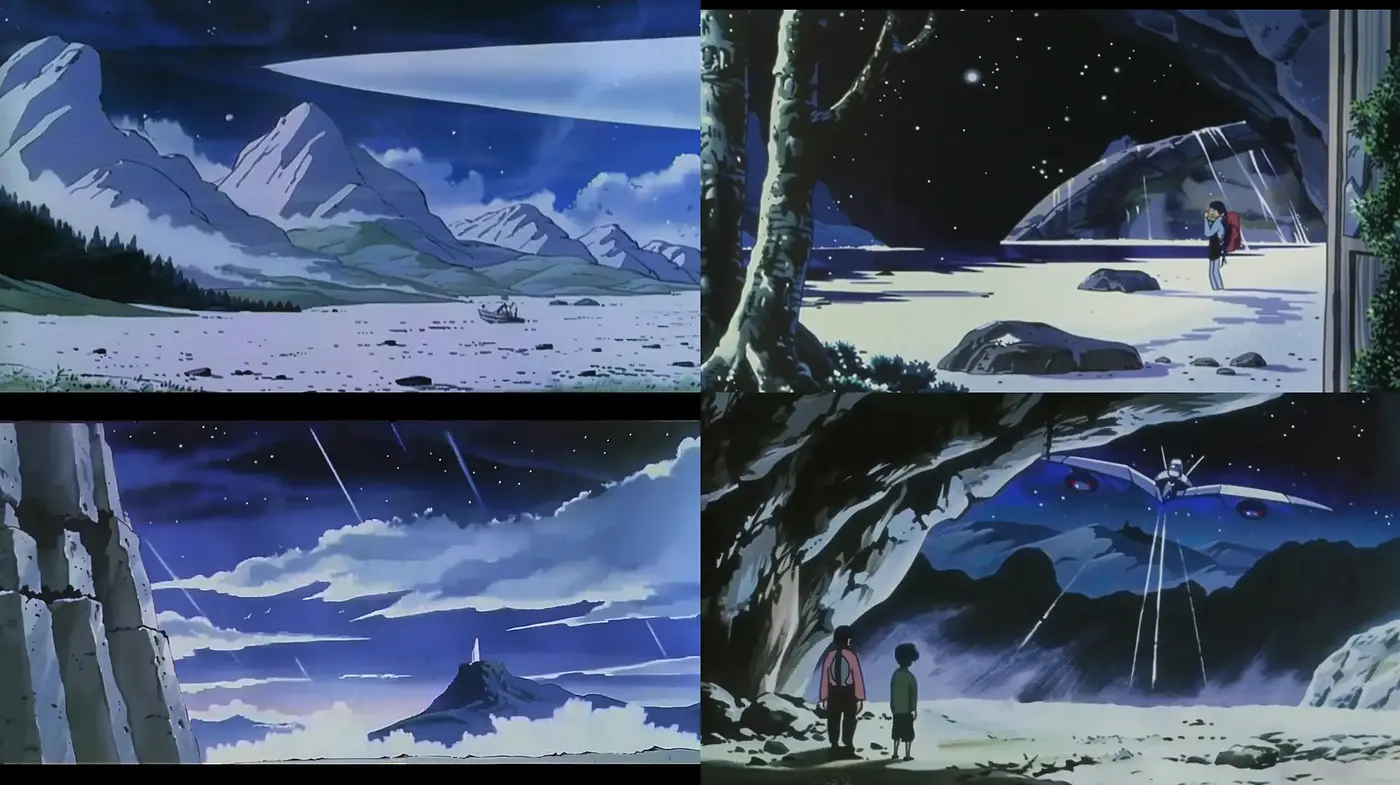 Stellar Vistas in Anime-Inspired Serenity - Midjourney sref style