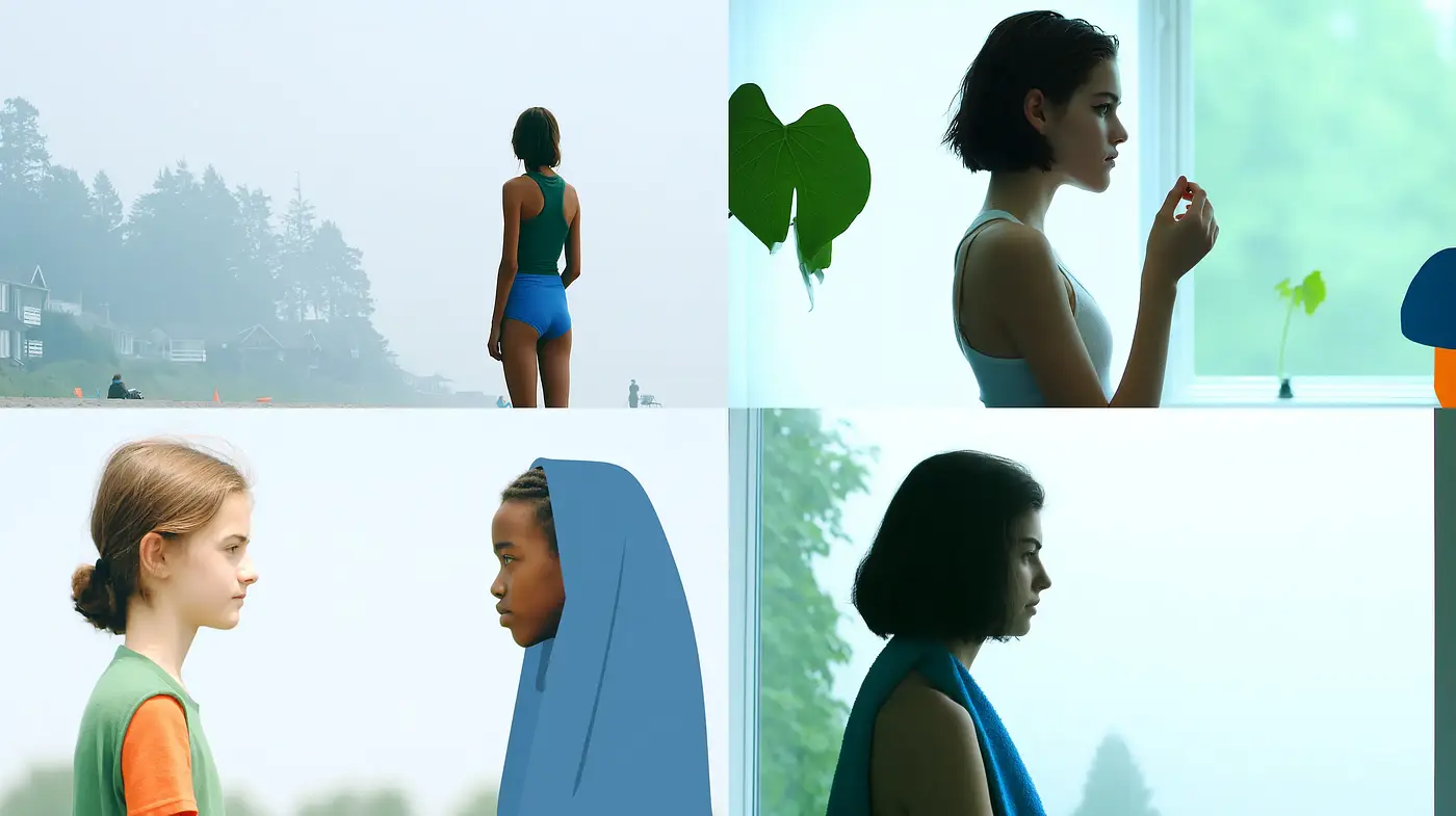 Surreal Contemporary Portraits with a Soft Aesthetic - Midjourney sref style