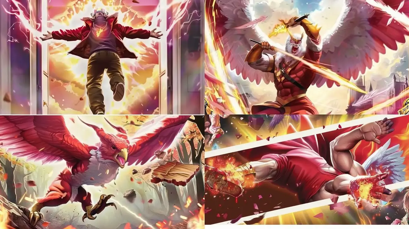 Epic Saga Stylization with a Dynamic Comic Book Aesthetic - Midjourney sref style