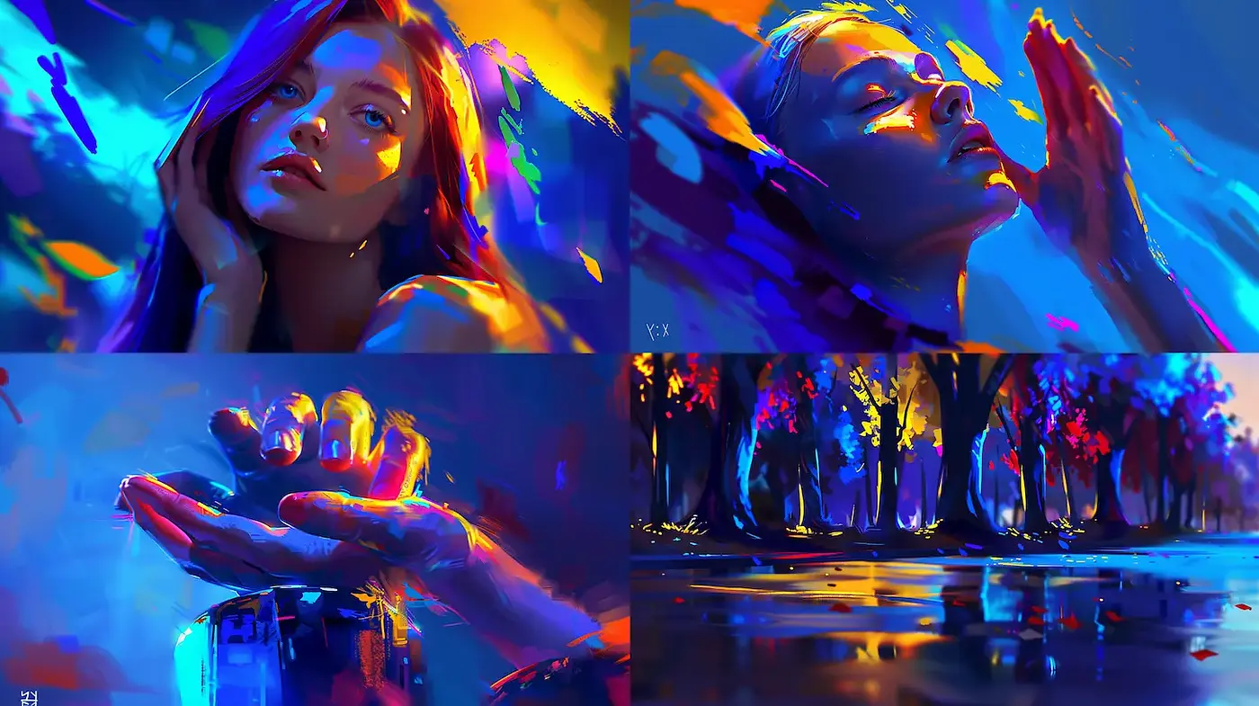 Vibrant Expressionism with a Dreamlike Quality - Midjourney sref style