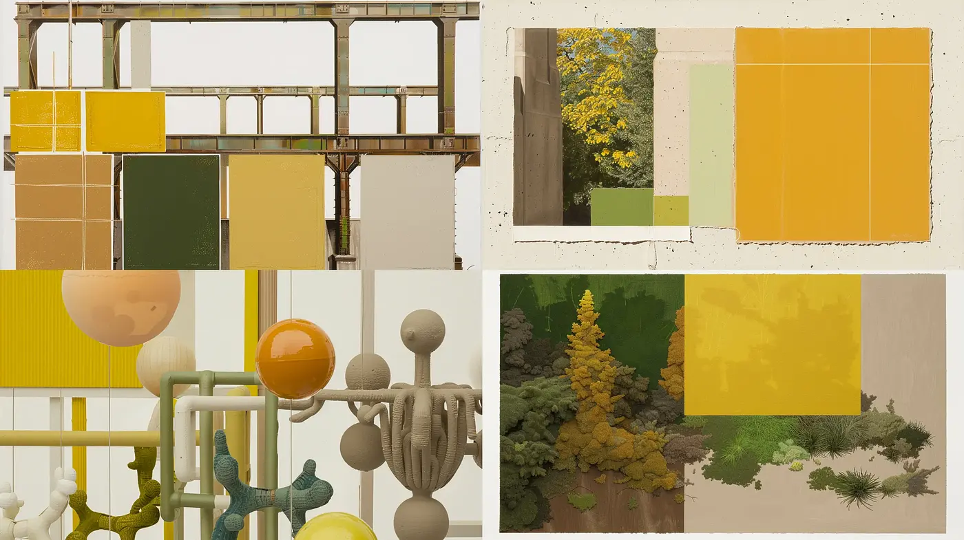 Earthy Tones and Soft Textures Fusion - Midjourney sref style
