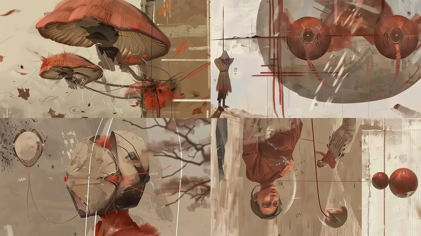 Surreal and Potent Visual Storytelling in an Ethereal Context - Midjourney sref style