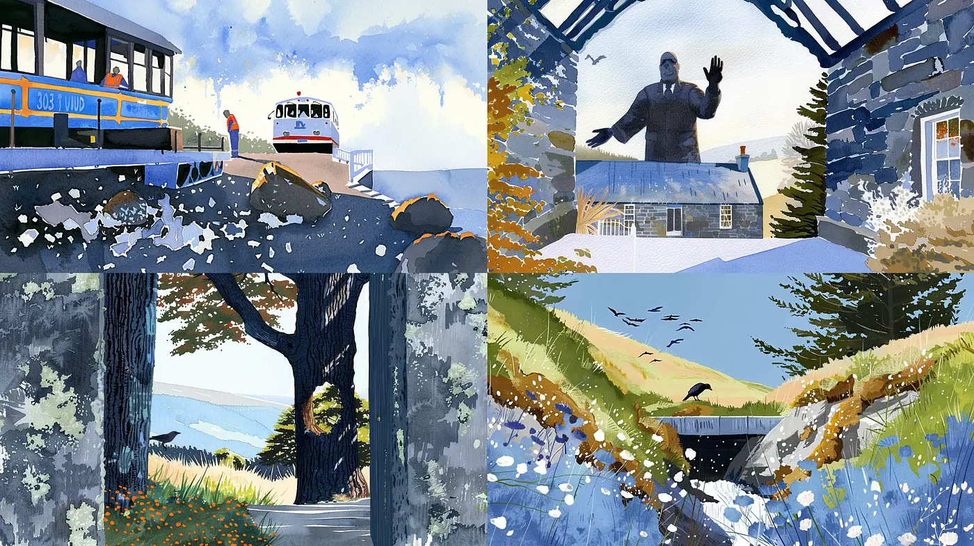 Splattered Serenity in Nature - A Consistent Melange of Vibrancy and Tranquility - Midjourney sref style