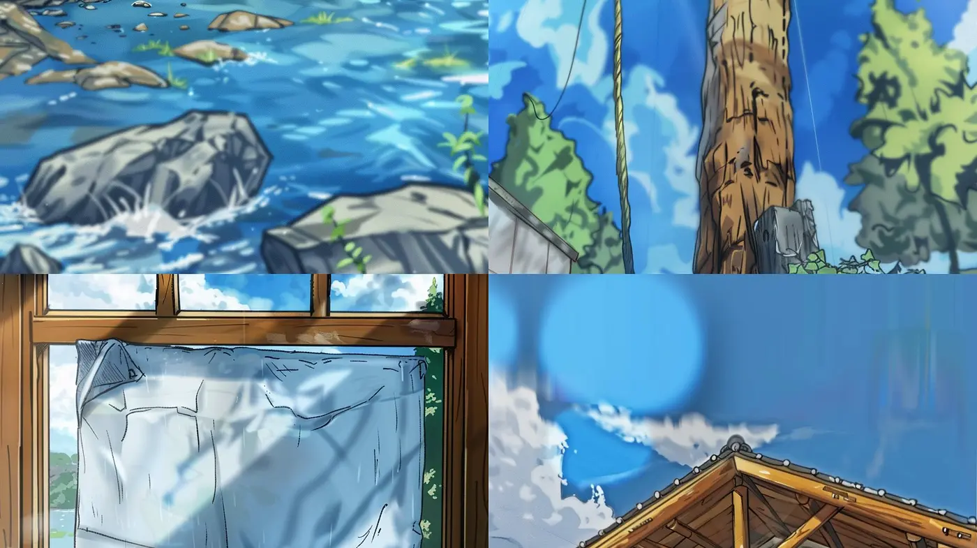 Consistent Hues of Serenity: The Muted Pastel Symphony Within a Naturalistic Tableau - Midjourney sref style
