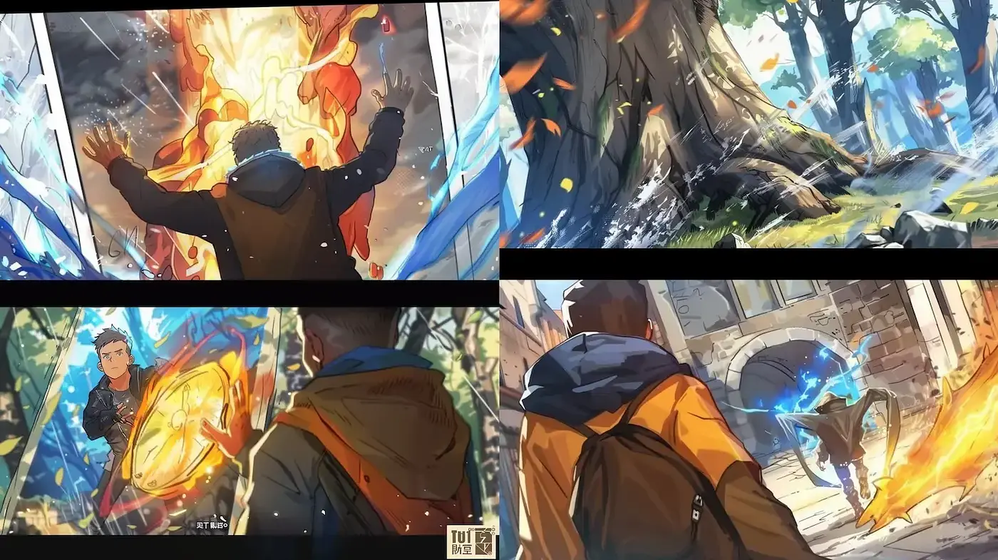 Dynamic and Vibrant Fantasy Adventure Art Style - Midjourney sref style
