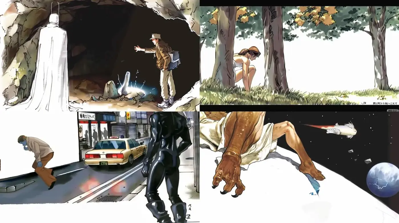 Dynamic Illustrations with a Minimalist Approach and Comic Influence - Midjourney sref style