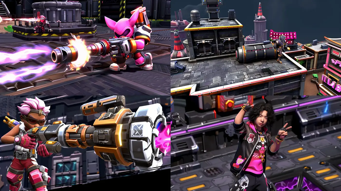 Futuristic Neon-Infused Cityscape Artistry - Midjourney sref style