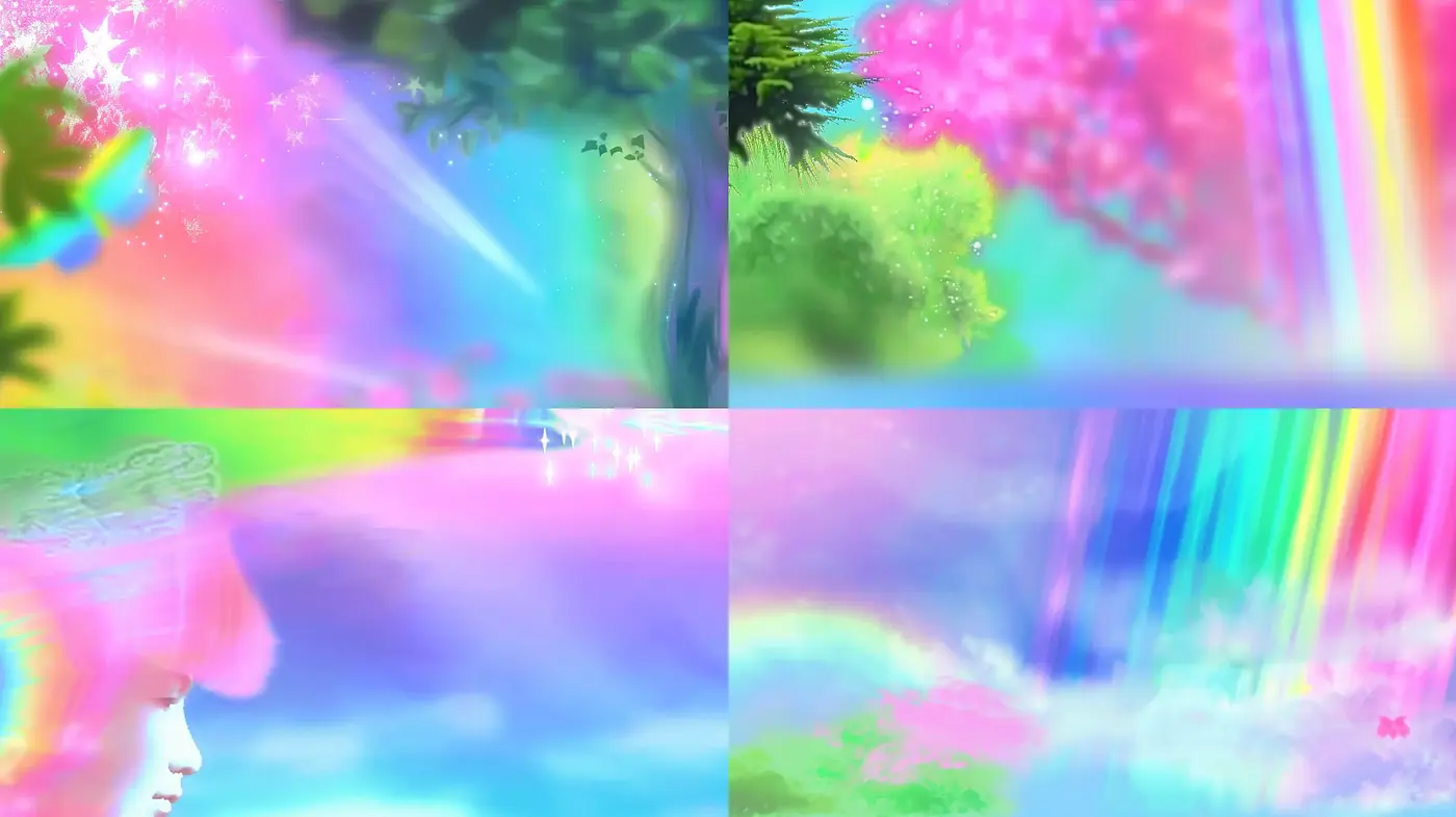 Ethereal Spectrum Dreamscape - Midjourney sref style