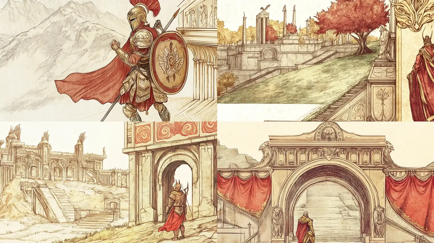 Antiquated Elegance: A Homage to Classical Illustrative Art - Midjourney sref style