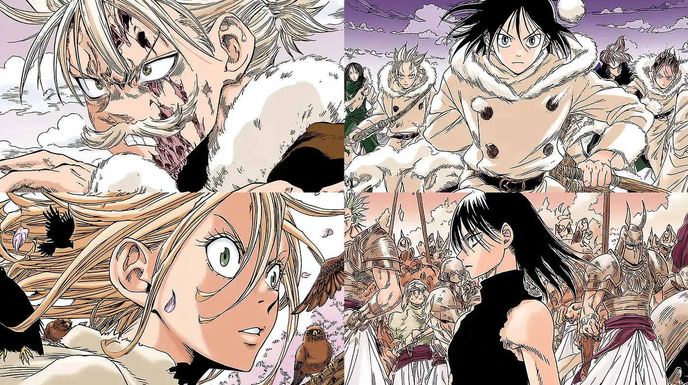 Dynamic and Expressive Visual Narrative with a Touch of Anime Aesthetic - Midjourney sref style