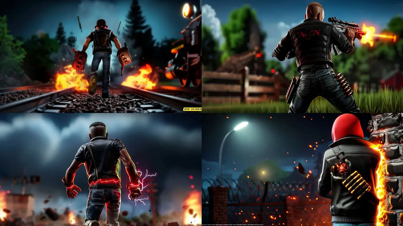 Dynamic Cinematic Nocturne with Neon Accents - Midjourney sref style
