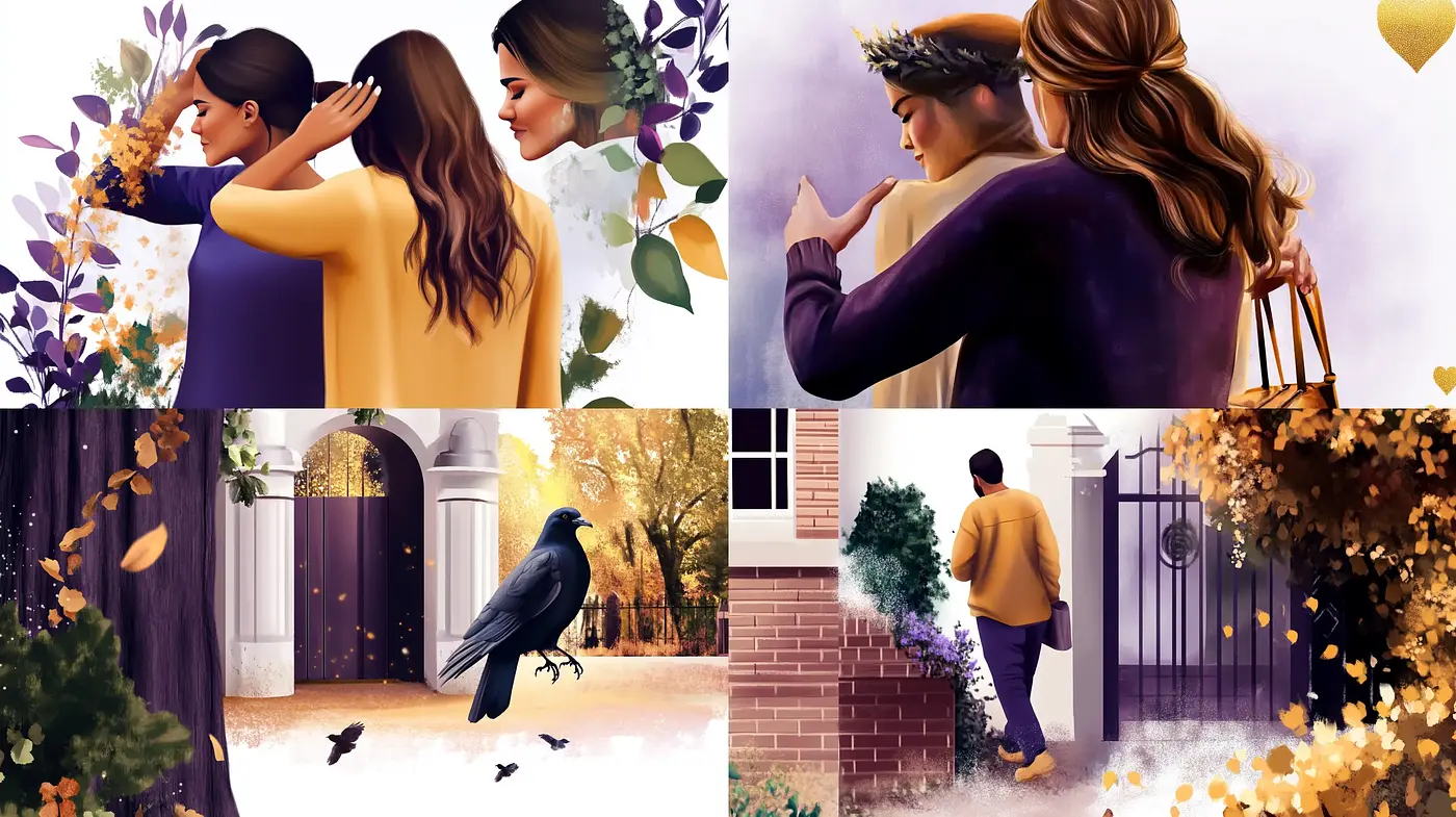 Autumnal Twilight: A Soft Pastel Homage to Seasonal Transitions - Midjourney sref style