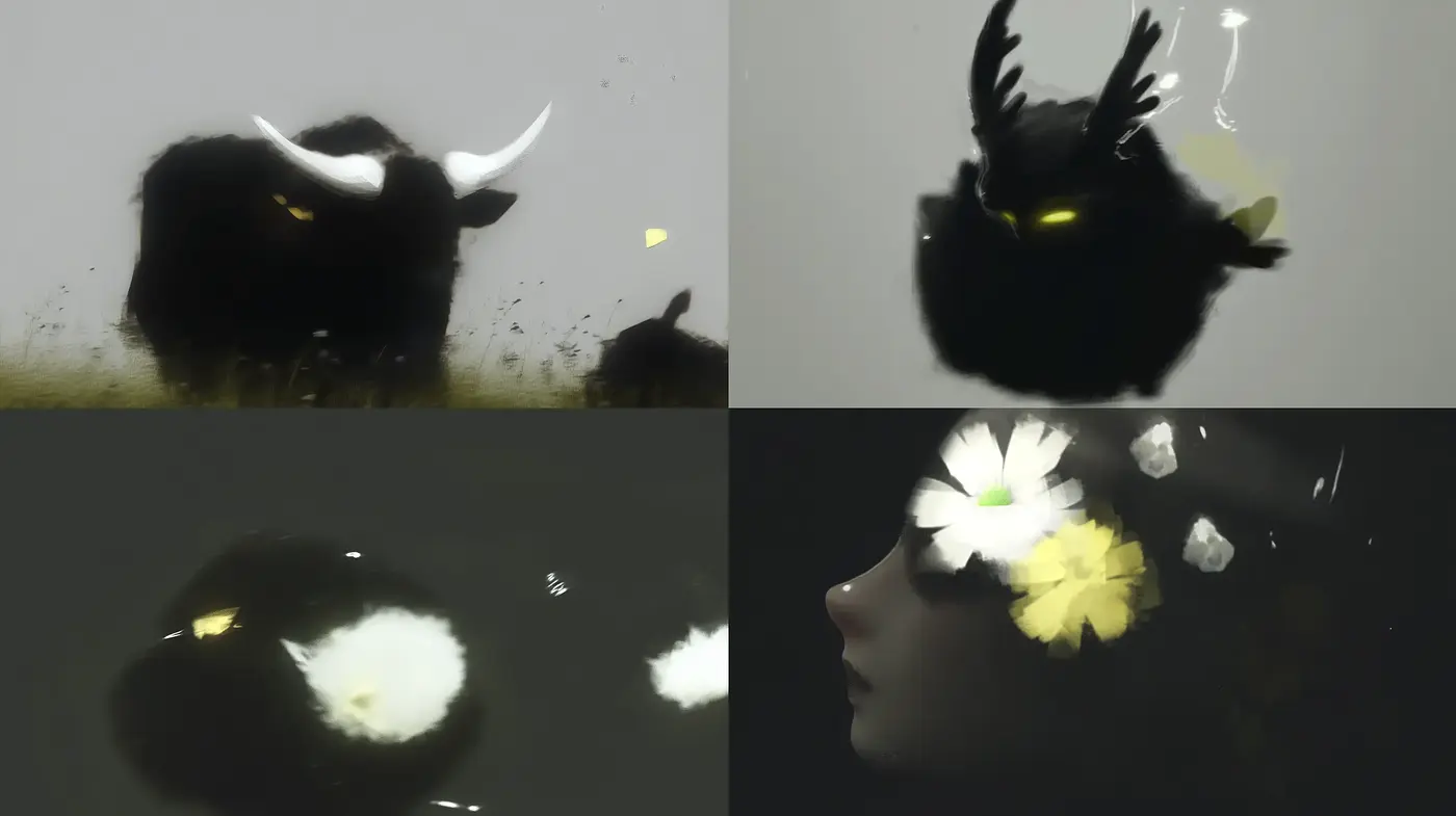 Ethereal Gloom: A Contemporary Visual Haunting - Midjourney sref style