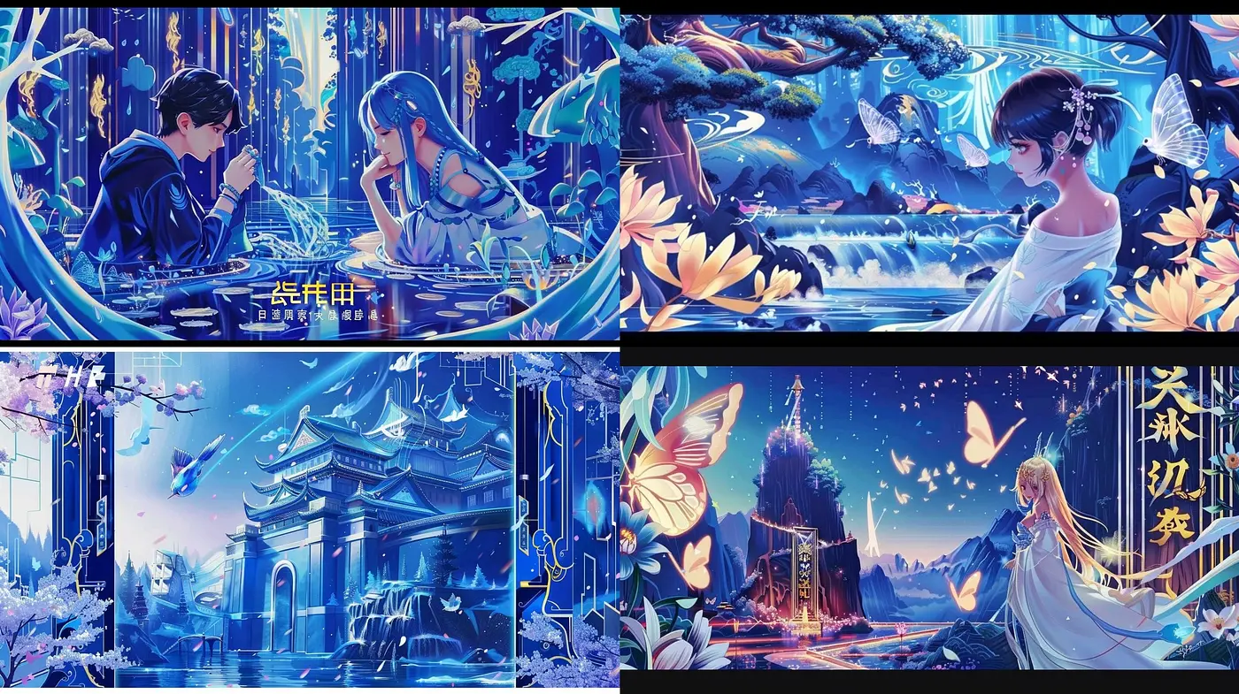 Luminous Fantasia: Ethereal Visions in Enchanted Landscapes - Midjourney sref style