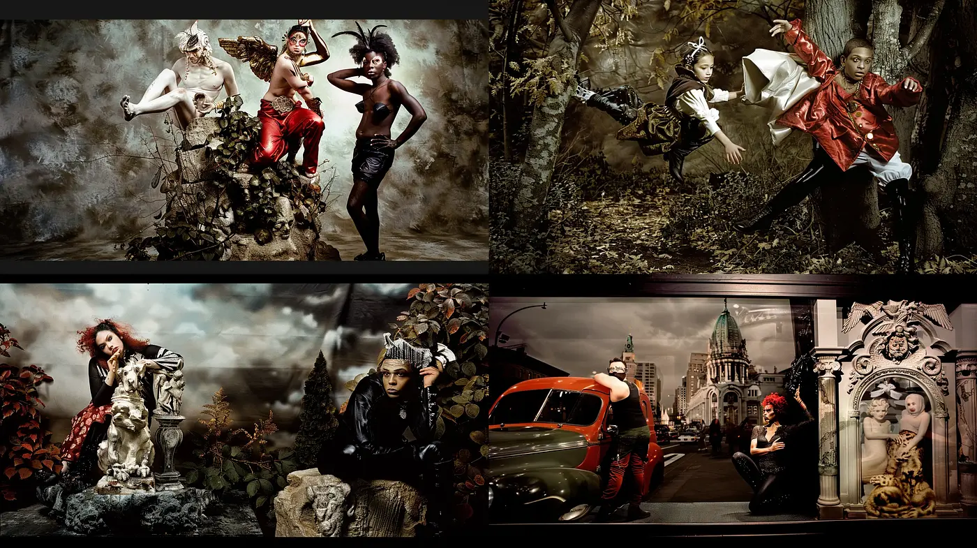 Baroque Revival with Surrealist Elements - Midjourney sref style