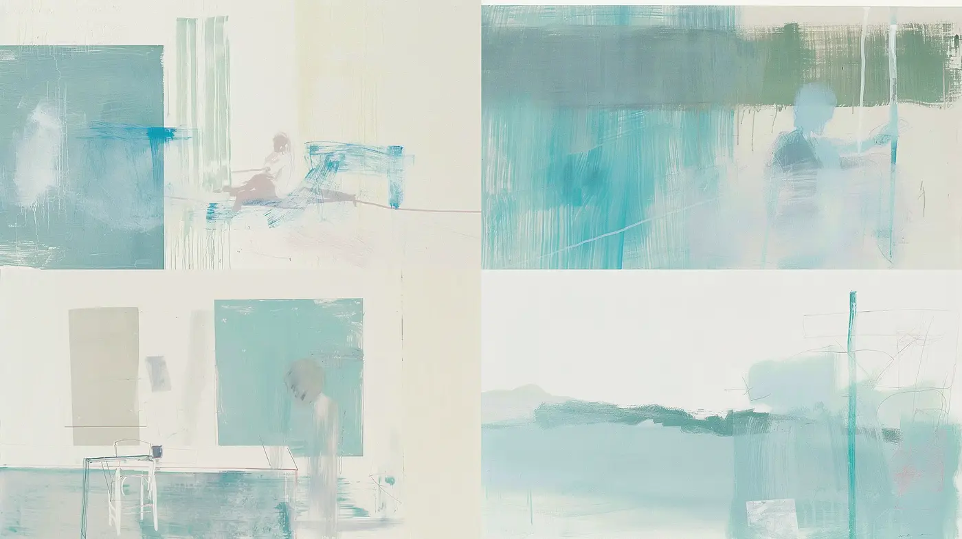 Ethereal Washed Tones and Translucent Layering - Midjourney sref style