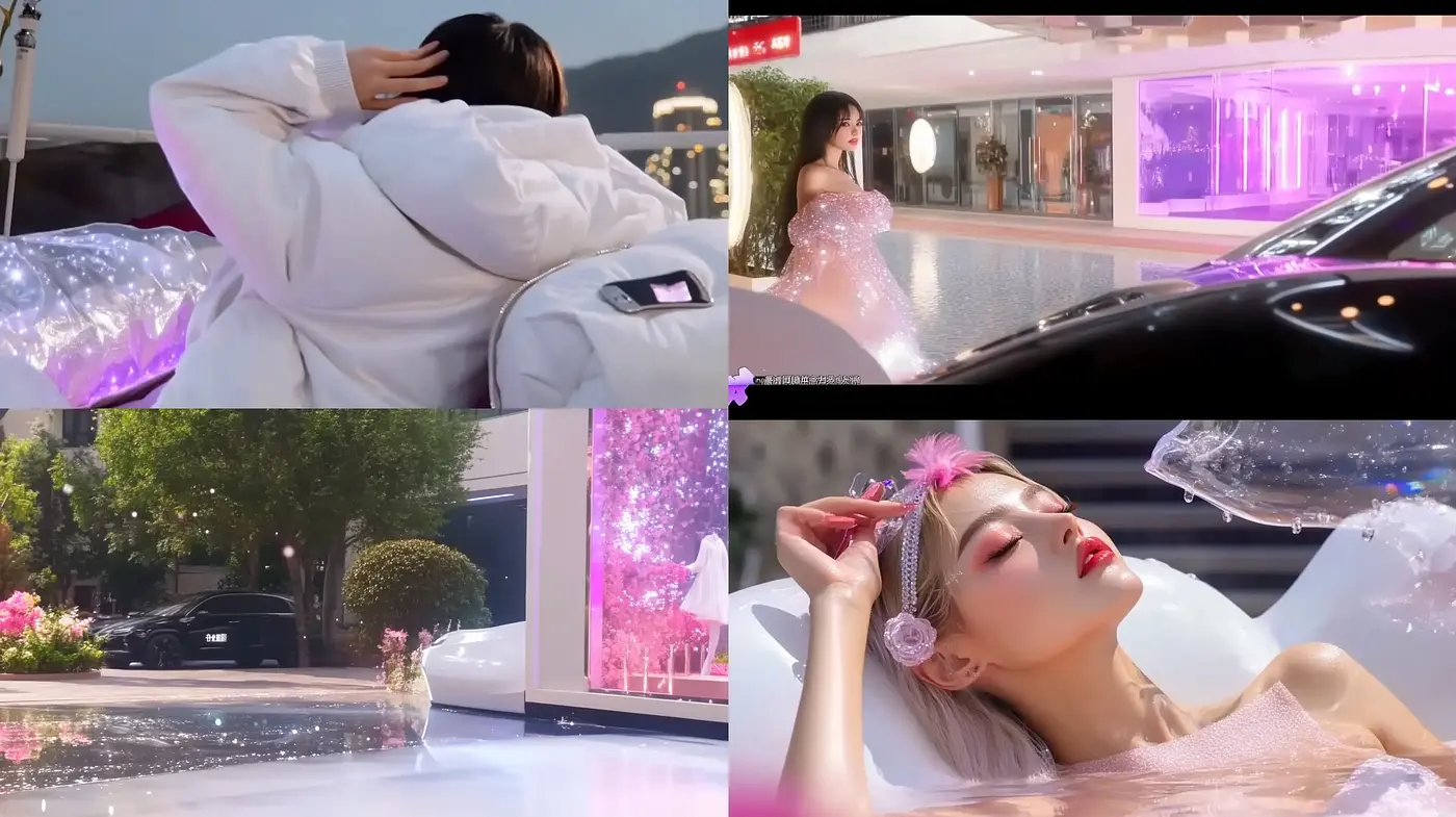 Luminous Elegance in a Dream-Pop Huescape - Midjourney sref style
