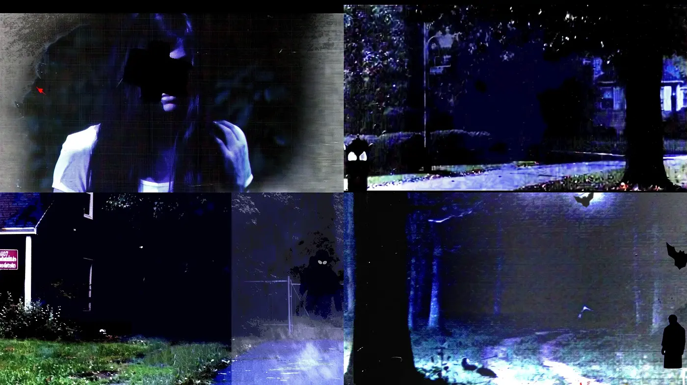 Mysterious Nocturnal Hues: A Darkly Textured Cinematic Tapestry - Midjourney sref style