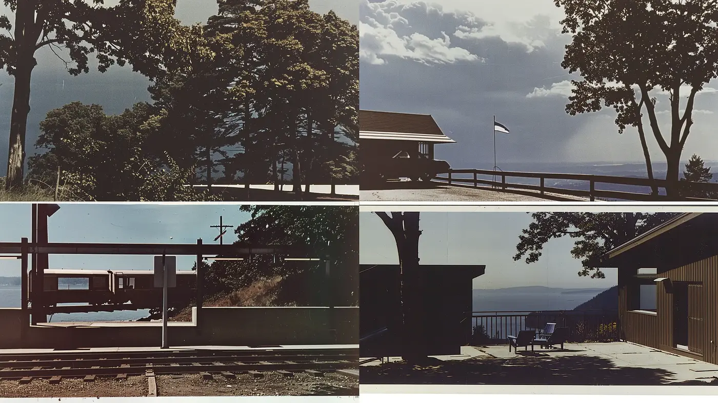 Sepia-Infused Serenity: A Homage to Pastoral Scenes and Mid-Century Calm - Midjourney sref style