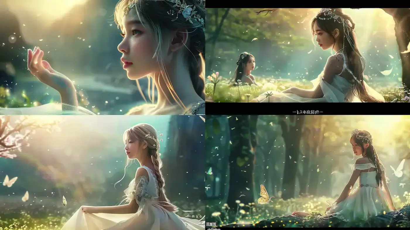 Ethereal, Dreamlike Fantasy Art with Whimsical Elements - Midjourney sref style